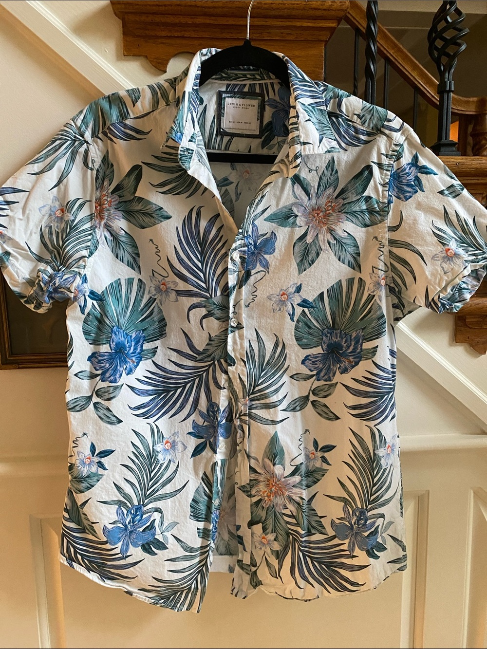 DENIM & FLOWER Ricky Singh Hawaiian Shirt